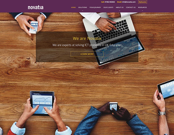 Novatia website