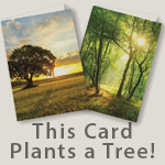 This card plants a tree!